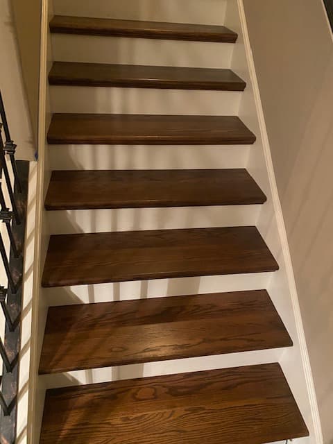 Custom white oak dining table